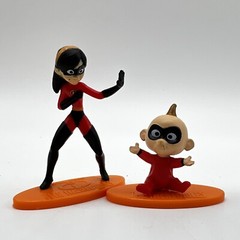 The Incredibles 2 Figure Set Violet & Jack Jack Cake Topper Toy
