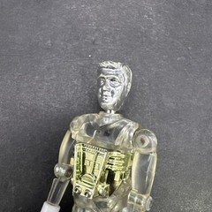 Micronauts Time Traveler Vintage Action Figure Clear 1976 H3B1