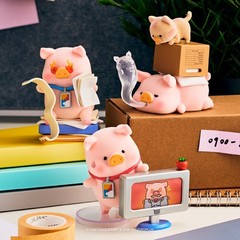 TOP Lulu the Piggy Blind Box – The Office Struggles Series Figurines Single Box