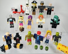 Roblox Lot 15 Mini Figures Heroes Apocalypse Rising Pizza Place Shark Bite