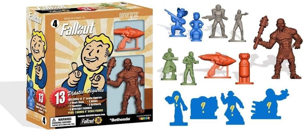 Fallout Nanoforce S1 Army Builder Figures – Boxed Version 4