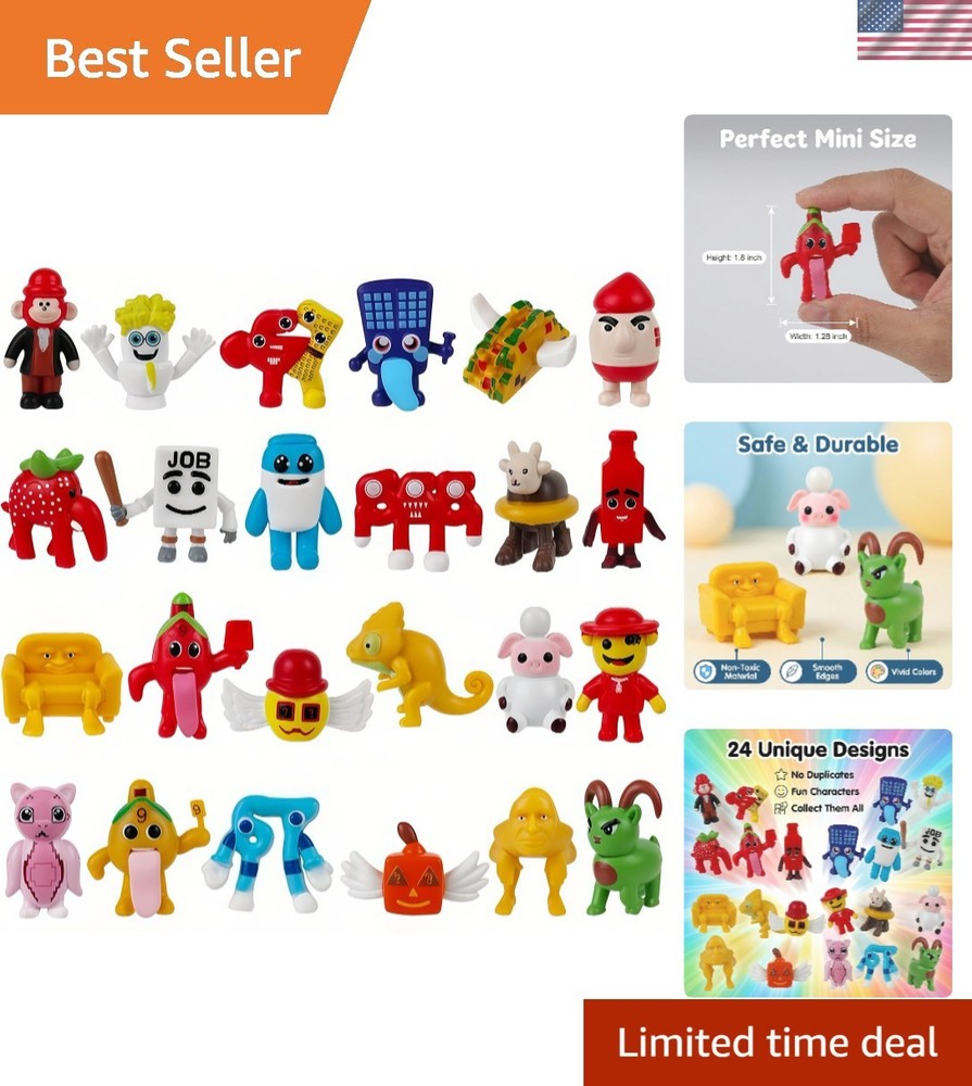 24PCS Italian Brainrot Steal a Brainrot 67 Toys 1.8 Brain Rot Action Figure