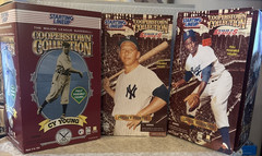 3 1997 CY Young Mickey Mantle+frank 12″Poseable Figure Cooperstown Collection NB