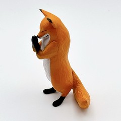 Fox Gasso Praying Animal Capsule Toy Mini Figure Not For Sale Japan Limited JP