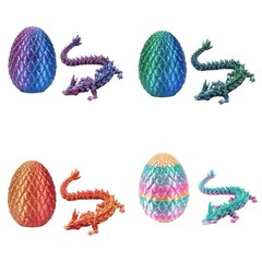 12PCS 3D Printed Dragon Eggs for Birthday Christmas And Easter Basket Stuffers