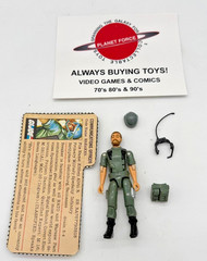 1982 Breaker w/ File Card Complete GI Joe Straight Arm Figure #2
