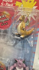 Hasbro Pokemon Movie 5-Pack Gyarados Dragonite Mew Growlithe Nidoking 1999 NIB