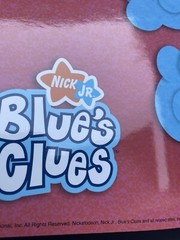 Blues Clues Poster Toddler Bedroom Birthday Party Decoration 2006 12”x17” Folded