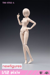 US Stock 86TOYS 1/12 T86-ST Flexible 6 inch Female Joint Action Figure Head Body