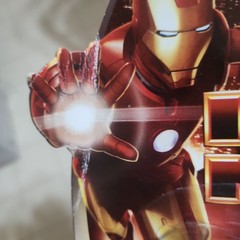 IRON MAN 3 RED & SILVER ARMOR TARGET ONLY 2008 MARVEL 6” Figure Limited Edition