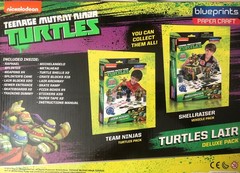 90 pcs Build NEW TMNT Teenage Mutant Ninja Turtles Lair Deluxe Pack Blueprints