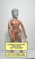 Sprang Boy Action Figure Head 1:9 or 1:6 Mego