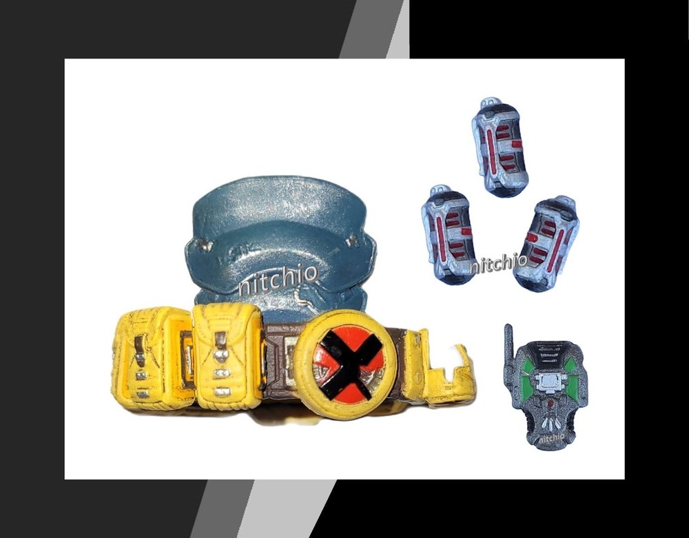 Mezco One:12 Bishop – UTILITY BELT, STOMACH ARMOR, GRENADES & DETONATOR 1/12