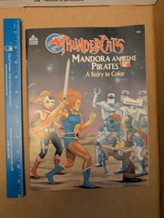 Vintage 1986 ThunderCats coloring book “Mandora and the Pirates,” UNUSED