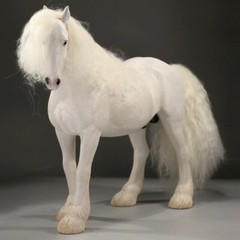Shire Horse Resin 1/6 Figure Animal Model Handicraft Ornaments Decor Toys Gift