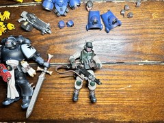 Joytoy Warhammer 40K Lot Imperial Fists Guard Black Templars Cadian Titus Marine