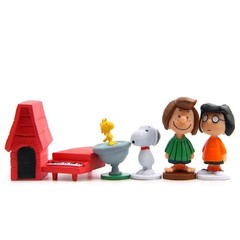 Peanuts Charlie Brown Snoopy Playset 12 Figure Cake Topper Usa Toy Set