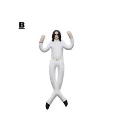 Michael Jackson Cosplay Doll Plush Stuffed Figure Abstract Joint Mobility Toy US