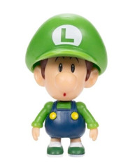 NEW Jakks 42544 BABY LUIGI 2.5 Inch Mini-Figure Super Mario Bros Nintendo toy