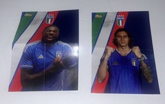 Italy Moise Kean & Riccardo Calafiori Supergoal Soccer Action Figures Italia