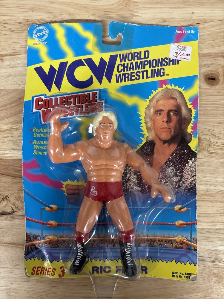 Ric Flair WCW Original San Francisco Toy Makers Series 3 Red Trunks 1996 LJN