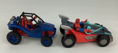 Marvel Amazing Spider-Man Zoom N Go Turbo Cruiser Capture Racer Cars Bundle Lot