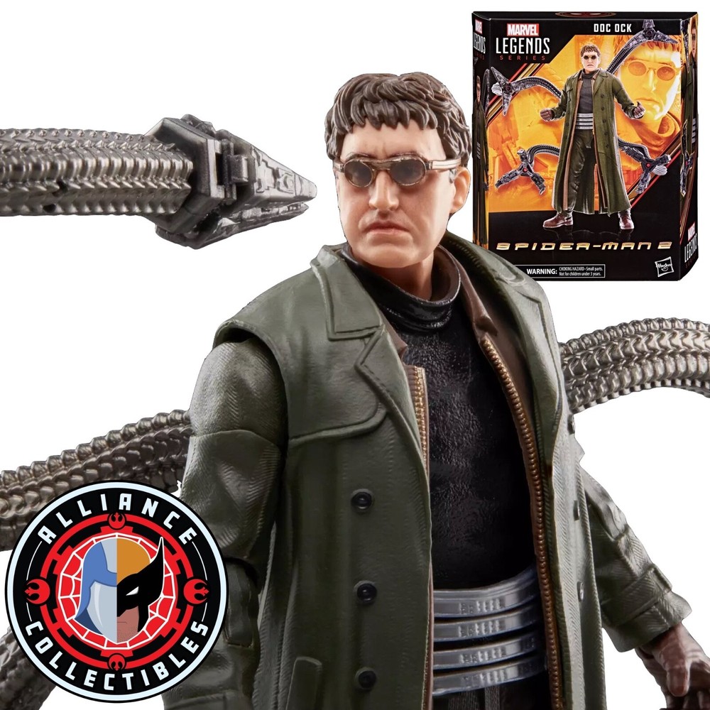 2023 Marvel Studios SPIDER-MAN 2 Legends DOC OCK 6″ Scale Deluxe Hasbro Figure