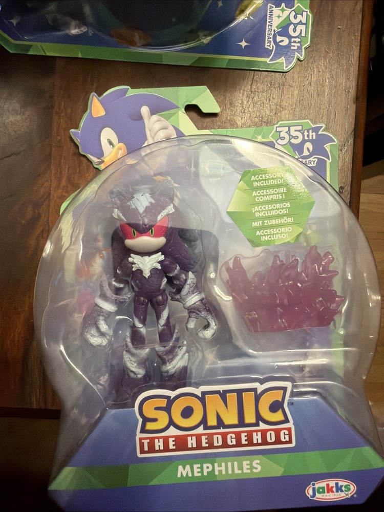 Sonic The Hedgehog 35th Anniversary Mephiles w/Purple Mist 4″ Action Figure New