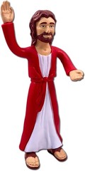 6.5″ Jesus of Nazareth Poseable Figure, Bendable Toy, Religious Gift, Great B…