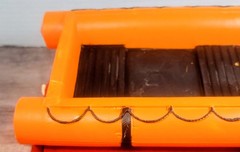 VTG 1998 35th Anniversary GI Joe Challenge At Hawk River Raft G.I. Joe Orange