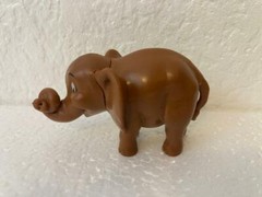 Boley 2001 Brown PVC Vinyl Elephant Figure 1.75″ x 3″ Long