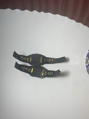 WWE Mattel WWF Classic World Tag Team Champions 2 Title Belt Lot For Figures