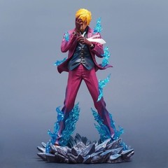 ONE PIECE Action Figure Sanji 25cm/9.84in PVC Statue Collection Model Toy Gift