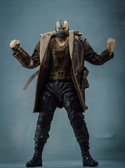 1/10 Windbreaker Coat heroes Bane Fur Long For 7inch Soldier Action Figure Body