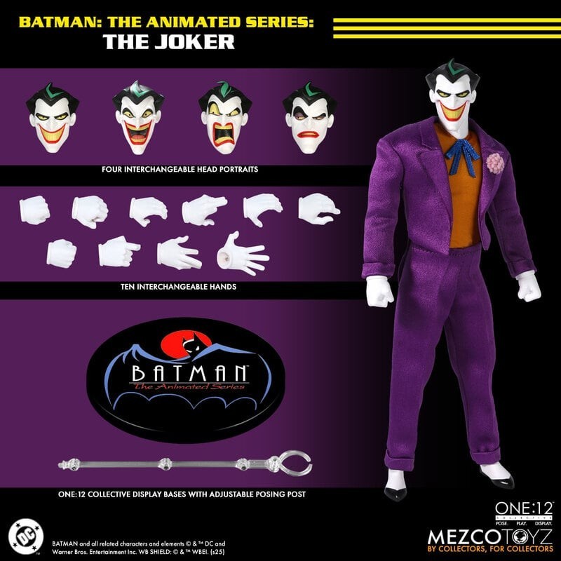 Mezco Toyz ONE:12 Collective JOKER – BATMAN THE ANIMATED SERIES DC 6-inch Figure
