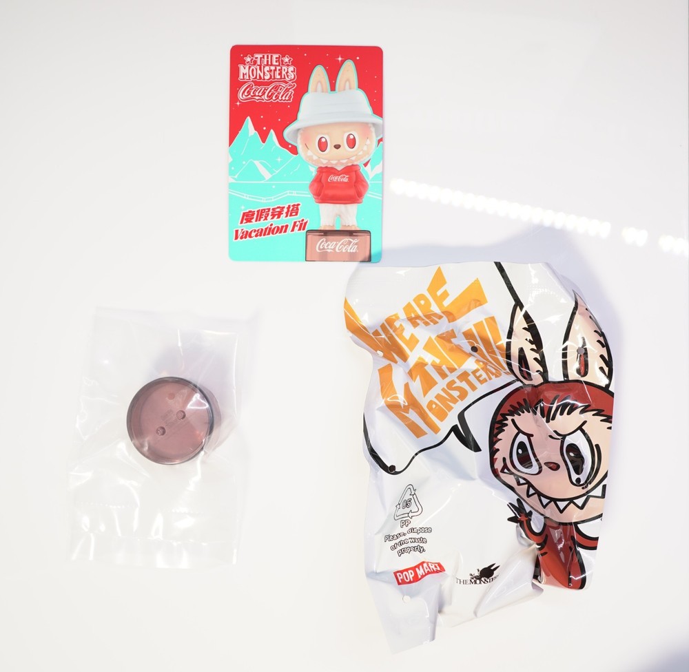 THE MONSTERS Coca Cola Vacation Fit POP MART Figure Open Box Sealed Bag w/ Card