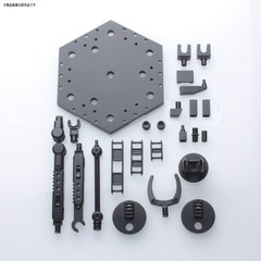 BANDAI Hobby – Black Action Base 5 (1/144) (Box/20), ActionBase Multicoloured