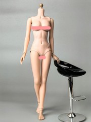 1/6 Flexible Joint Half-seamless Girl Thin Action Figure Body
