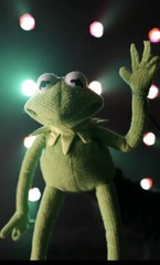 kermit the frog puppet / hand puppet
