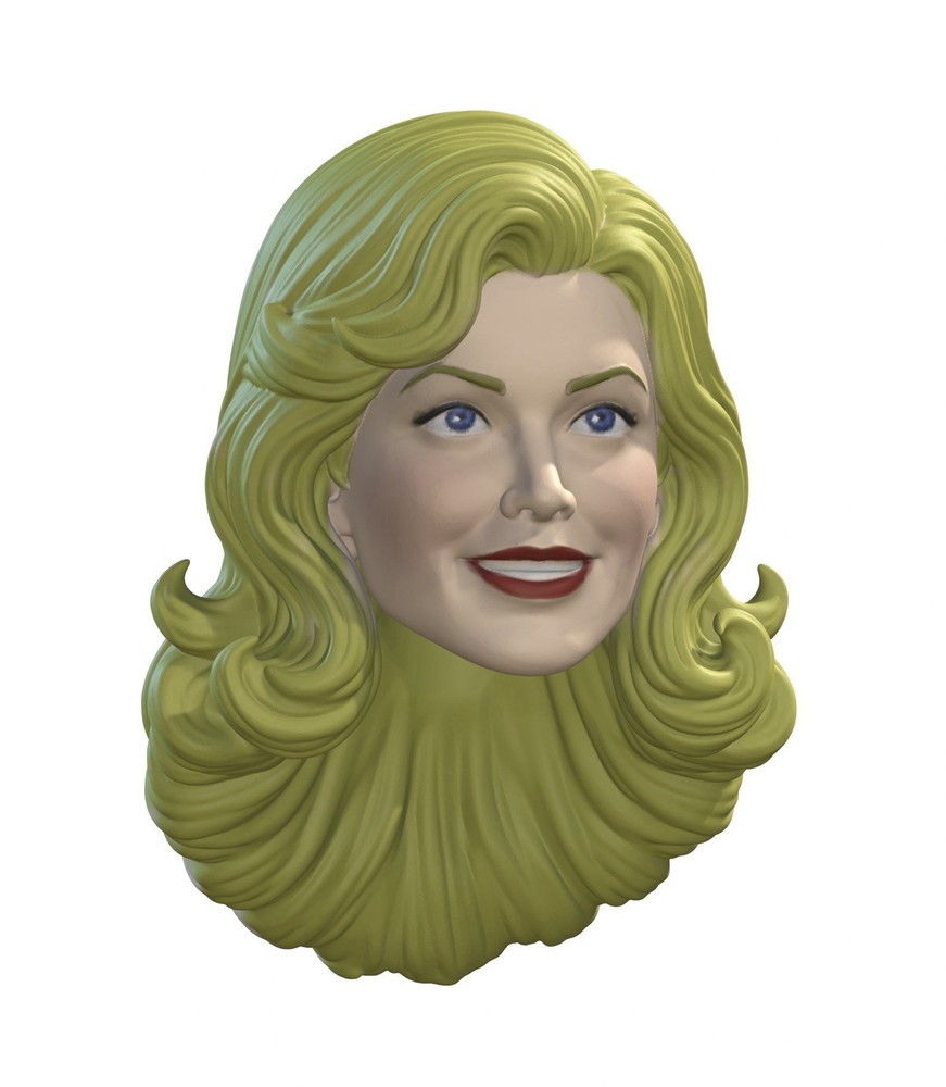 Garcia-Lopez Lady 3 Action Figure Head 1:9 or 1:6 Mego