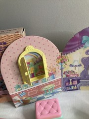 Vintage Mattel Little Pretty Puppy & Kitty Pet Playhouse In Box RARE!