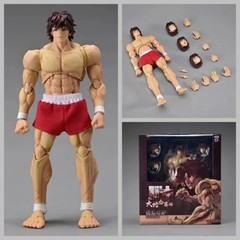 Hanma Baki Action Figure Baki Model Statue Anime Grappler Toy Collect Gift 17cm