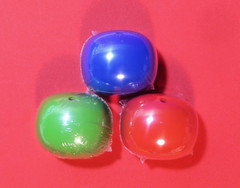 40th Anniversary Bomberman Capsule Figure…Blue, Red & Green 3pc Lot 🗽
