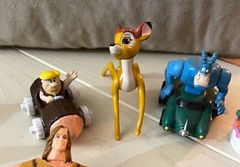 Vintage Toys, Action Figures Lot TV shows, Cartoons 17 loose assorted toys