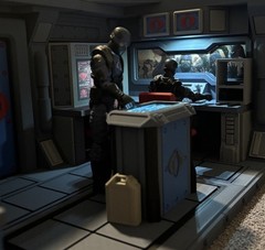 1:12 Scale 6” Gi Joe Classified Cobra Command Center Custom Diorama