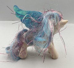 My Little Pony G3 Star Catcher Figure White Pegasus Blue Pink Silver Hair/Wings