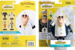 BendyFigs The Noble Collection – Minions Dr. Nefario 6.5-inch Figure