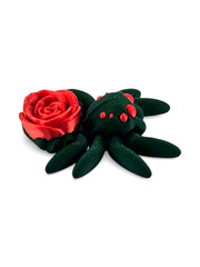 Lot 20 Articulated Spider Rose Toy Mini 3D Printed Gothic Fidget Desk Pet – 1.9″