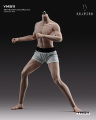 YM YM511M 1/6 Male Bodybuilding Action Figure Body 12in Muscle Soldier Model Toy