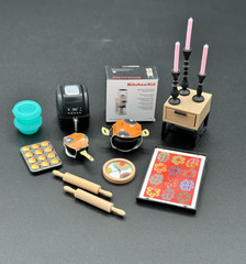 Mini Brands Home ~ Lot of 15 ~ Air Fryer ~ Saucepans ~ Coffee Grinder ~ Clock